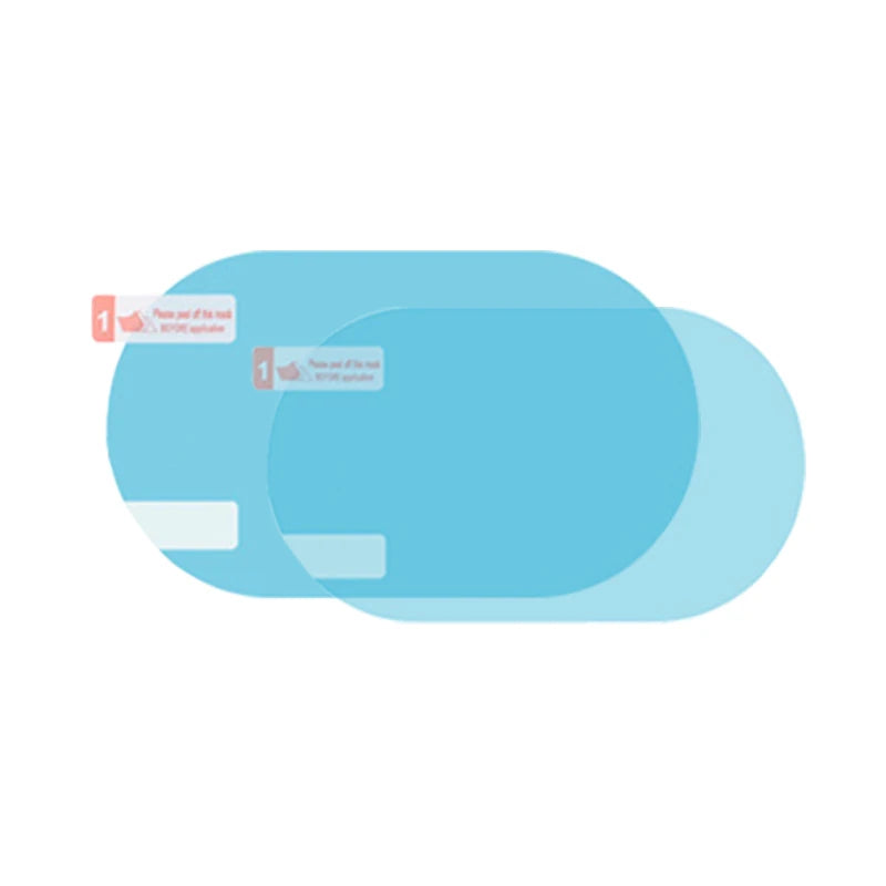 कार रियरभ्यू मिरर फिल्म साइड विन्डो रेनप्रूफ क्लियर फिल्म २ पिस एन्टि फग विन्डो मिरर प्रोटेक्टिभ स्टिकर कार एक्सेसरीज